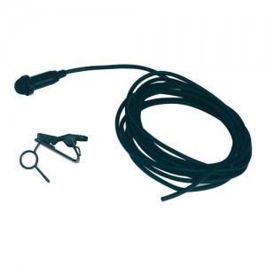 Miniature Omnidirectional Condenser Lavalier Microphone, unterminated cable